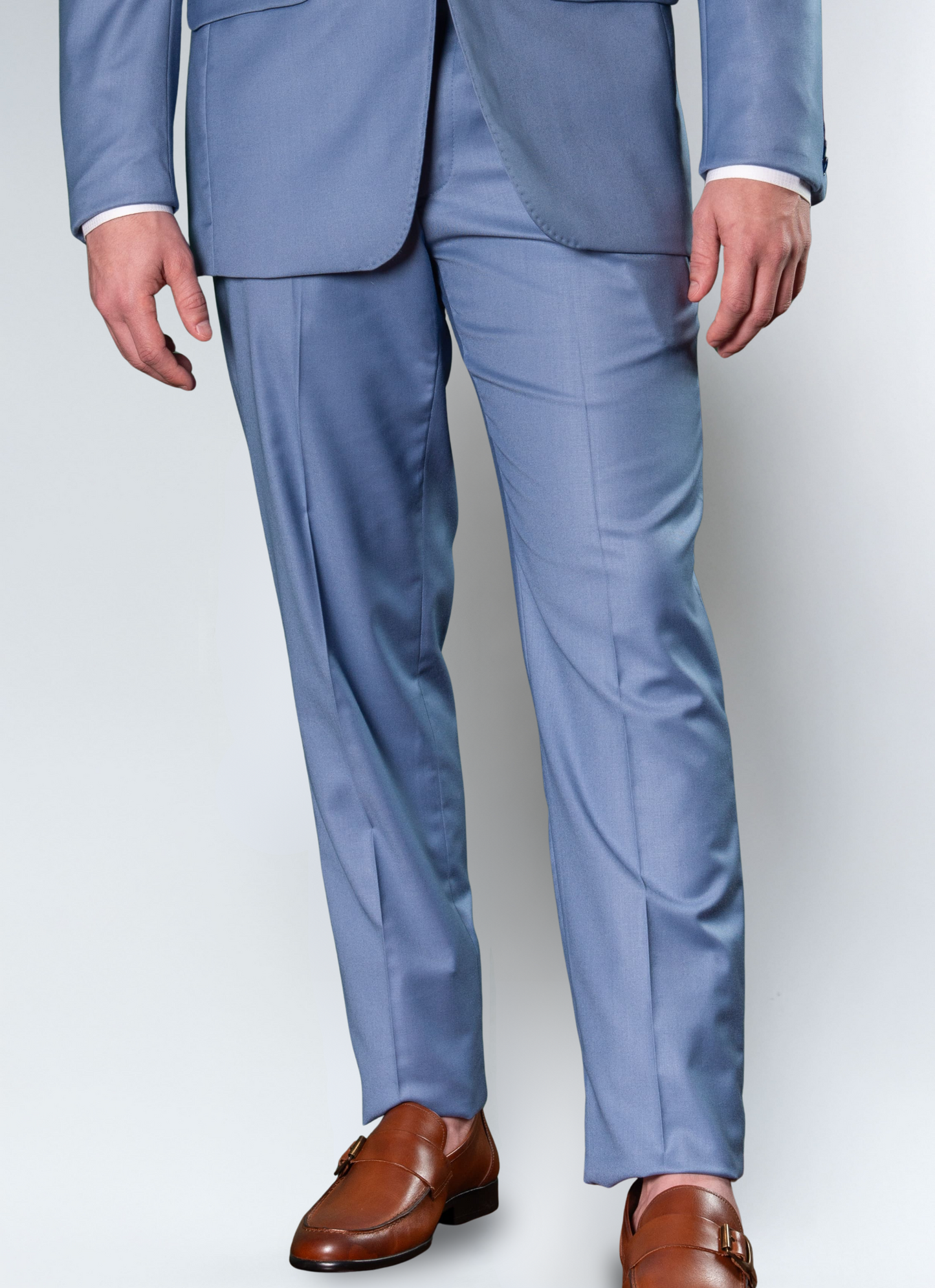 Costume Slim Com Lapela de Bico