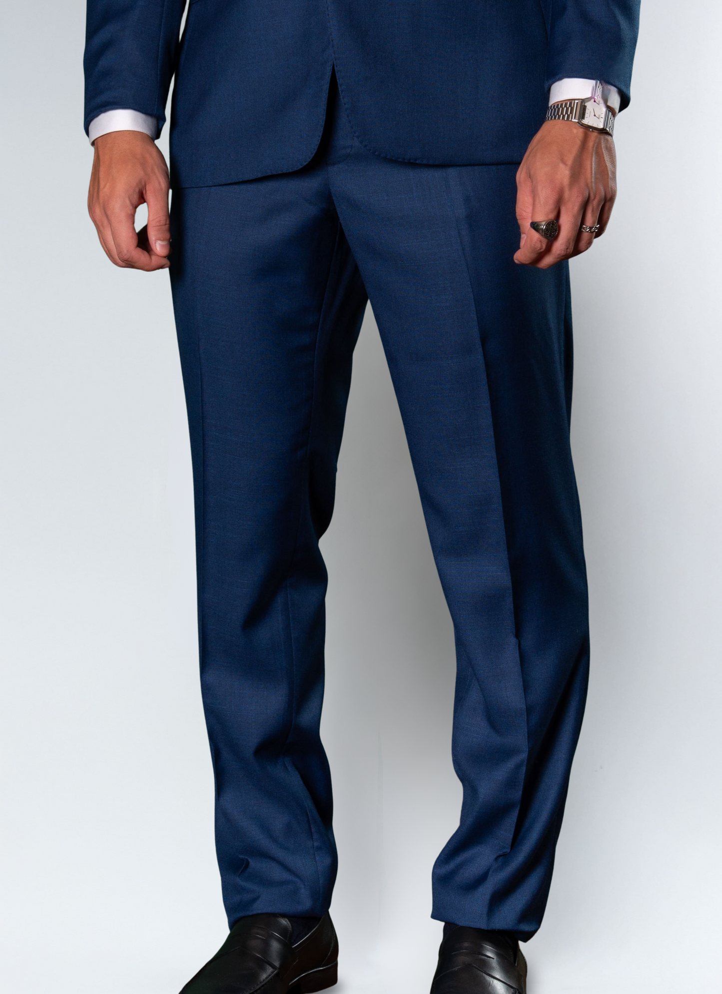 Costume Slim Com Lapela de Bico