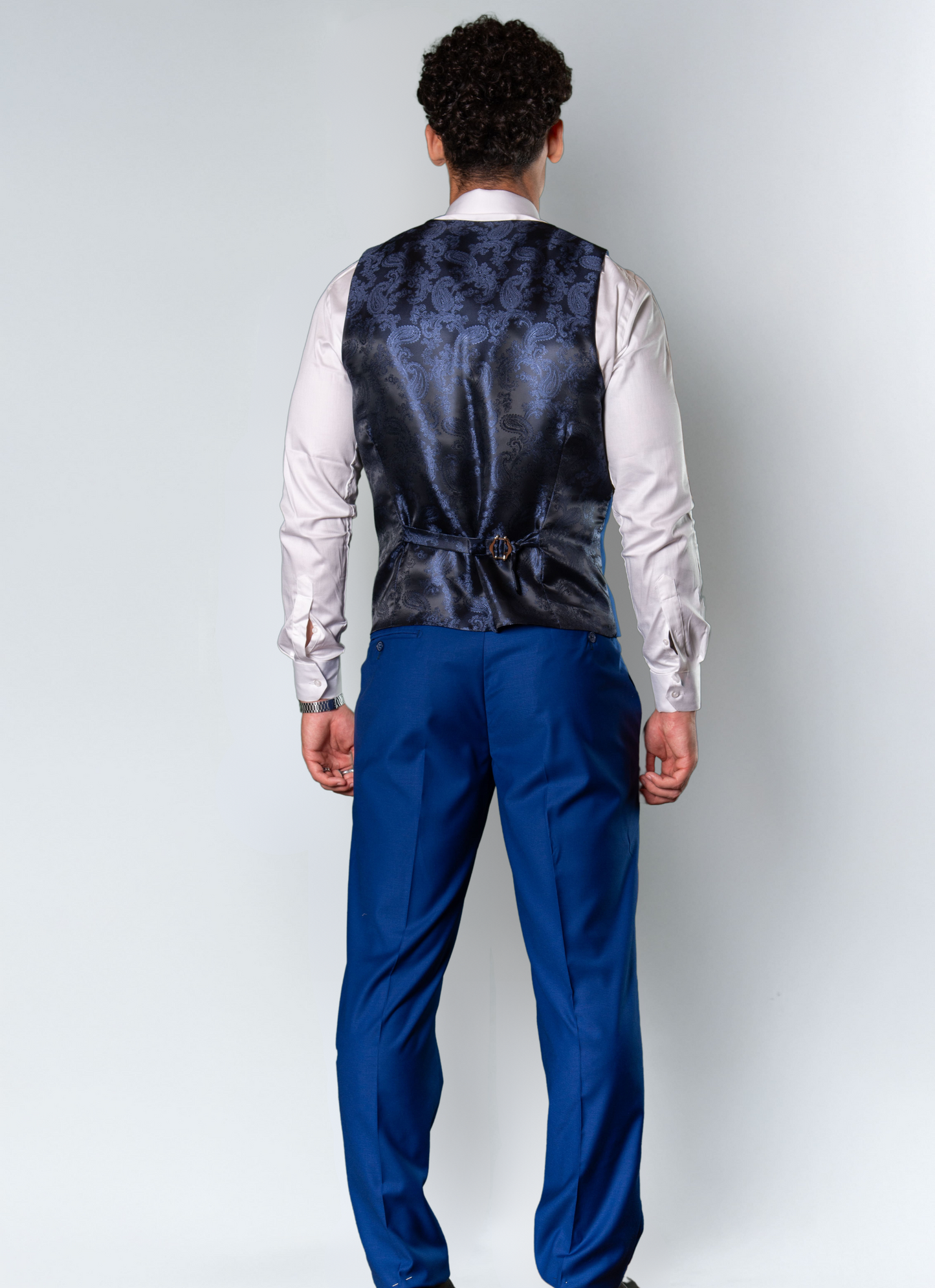 Terno Slim Com Lapela Entalhada