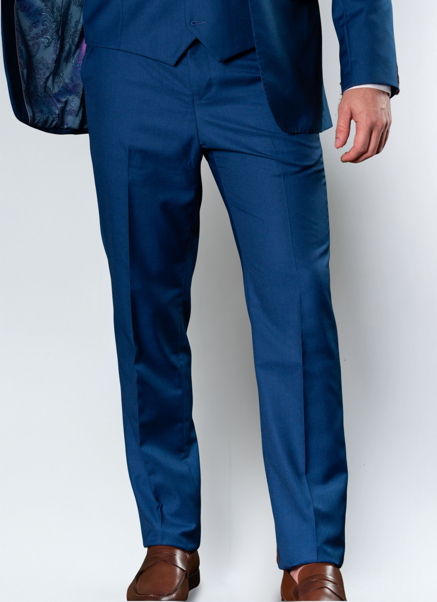 Terno Slim Com Lapela Entalhada