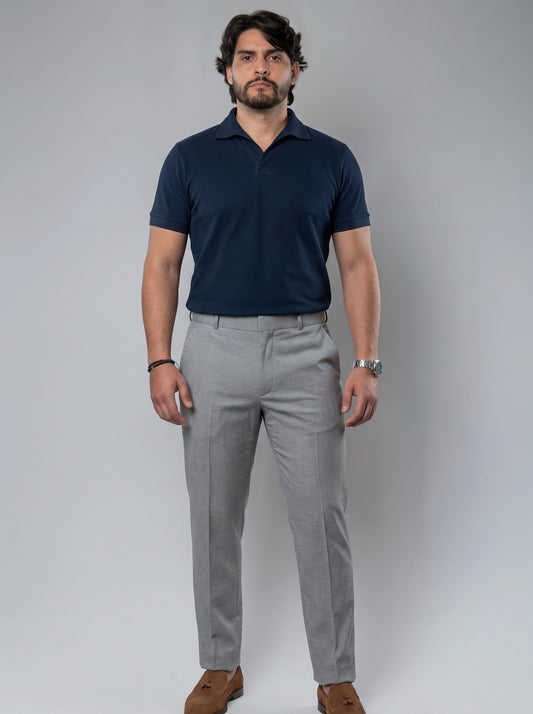 Calça de Alfaiataria Malha Tech - Taupe