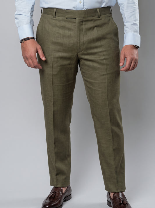 Calça de Alfaiataria - Verde Oliva
