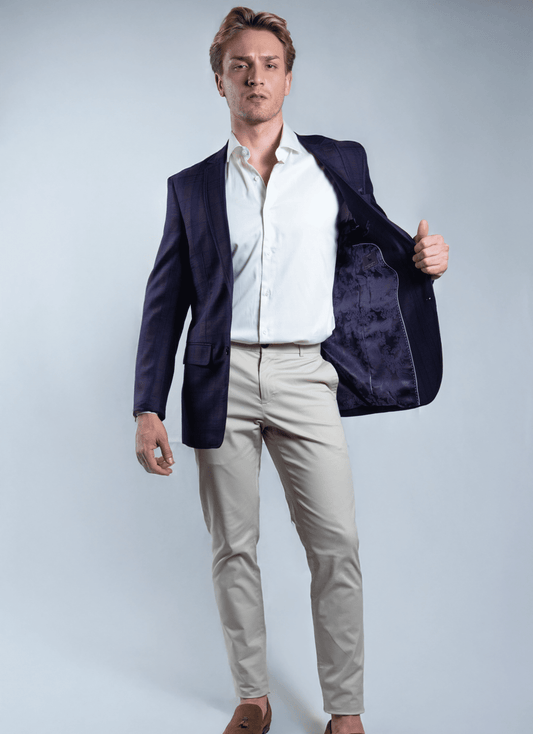 Calça de Alfaiataria Sarja - Areia