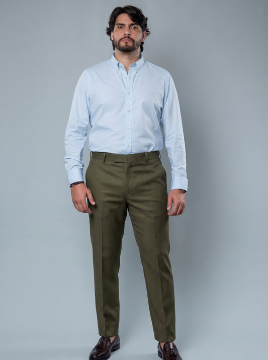 Calça de Alfaiataria - Verde Oliva