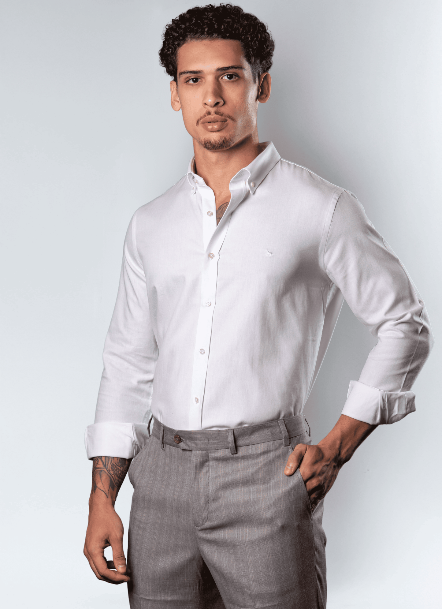 Camisa Social Algodão Oxford