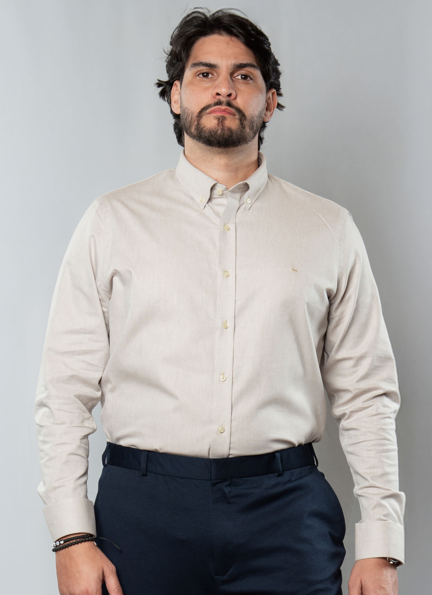 Camisa Social Algodão Oxford