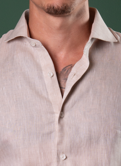 Camisa Social em Linho Italiano