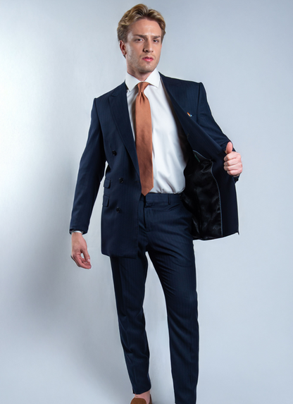 Costume Transpassado Lapela Larga