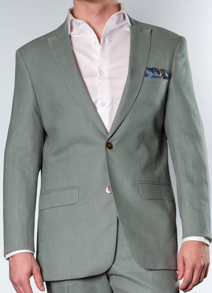 Costume Linho Lapela de Bico