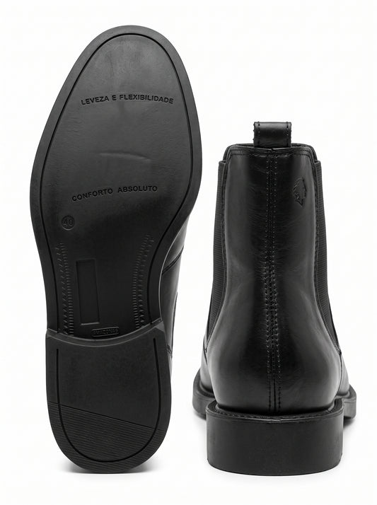 Bota Chelsea Lisa - Preta