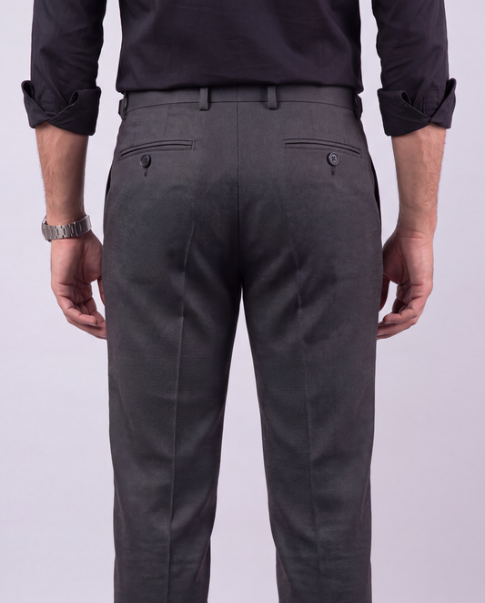 Calça de Alfaiataria com Ajustador Lateral de Fivela