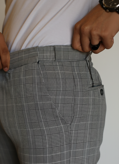 Calça de Alfaiataria com Regulagem Interna