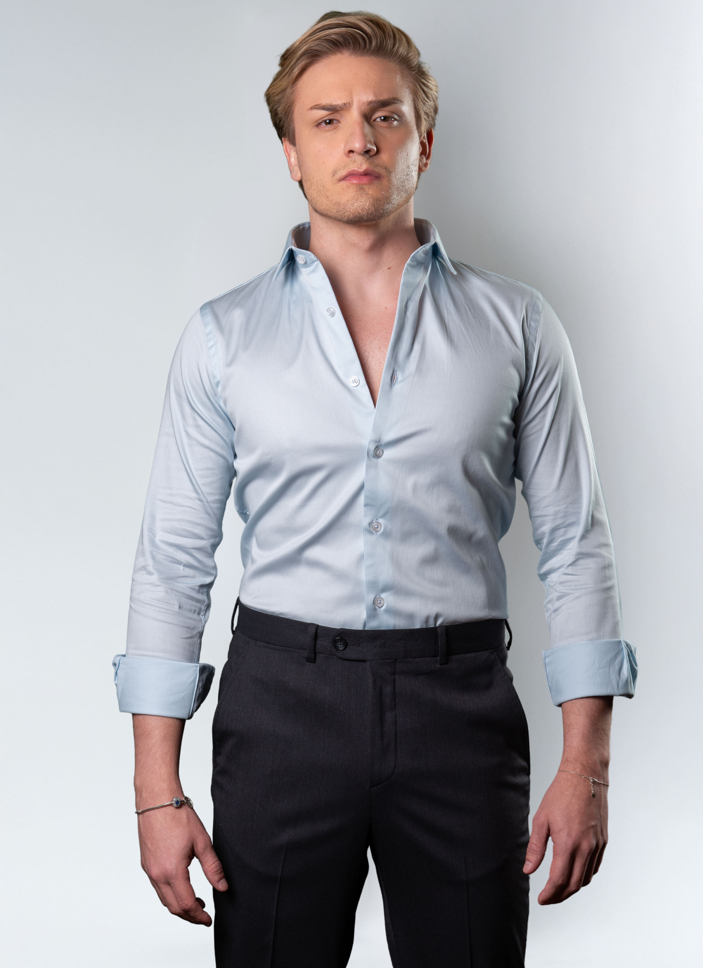Camisa Social Algodão Egípcio Fio 80
