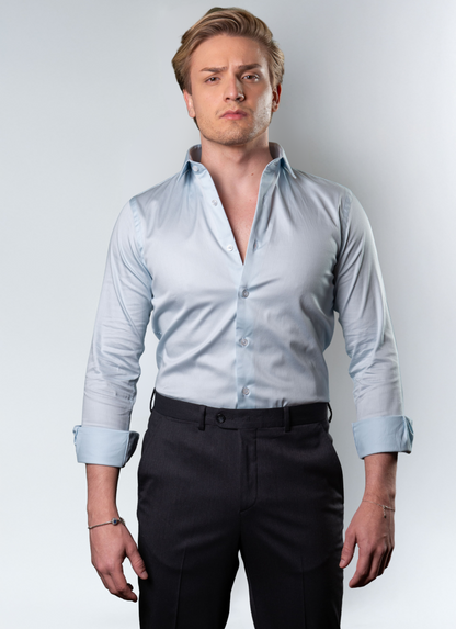 Camisa Social Algodão Egípcio Fio 80