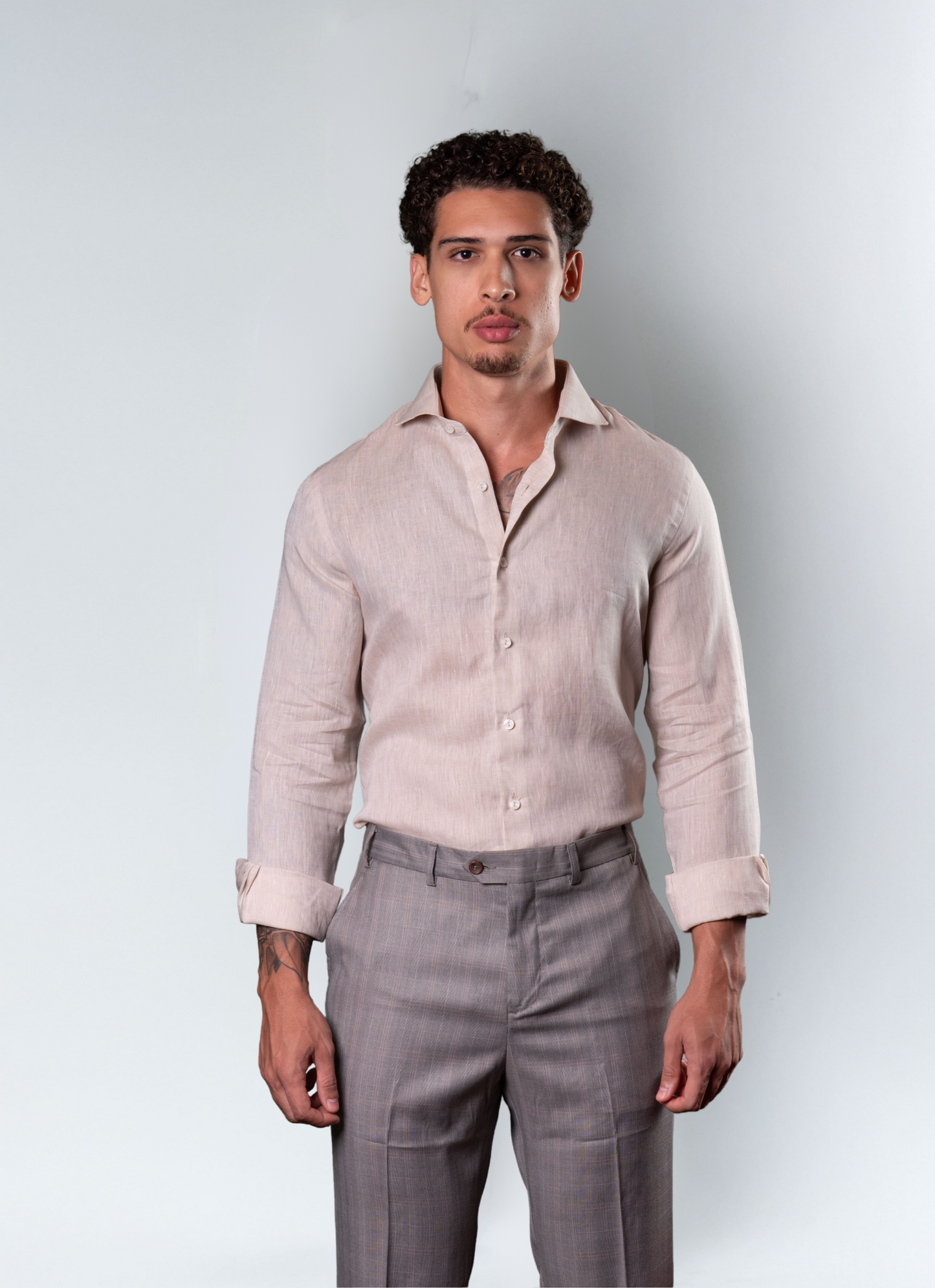 Camisa Social em Linho Italiano