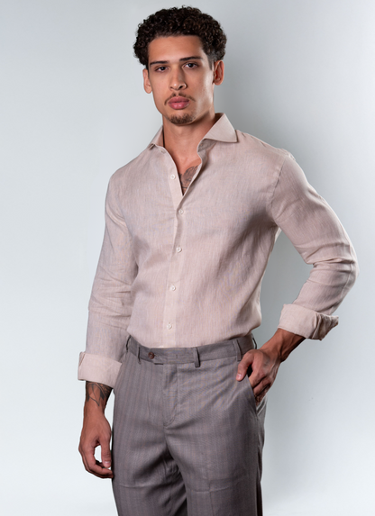Camisa Social em Linho Italiano