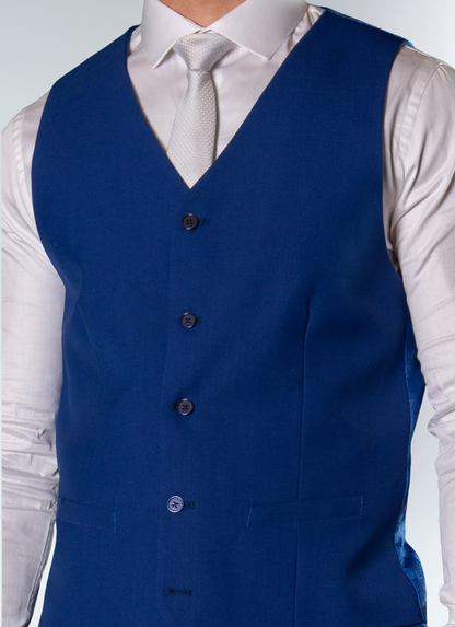 Terno lã Mista Lapela de Bico