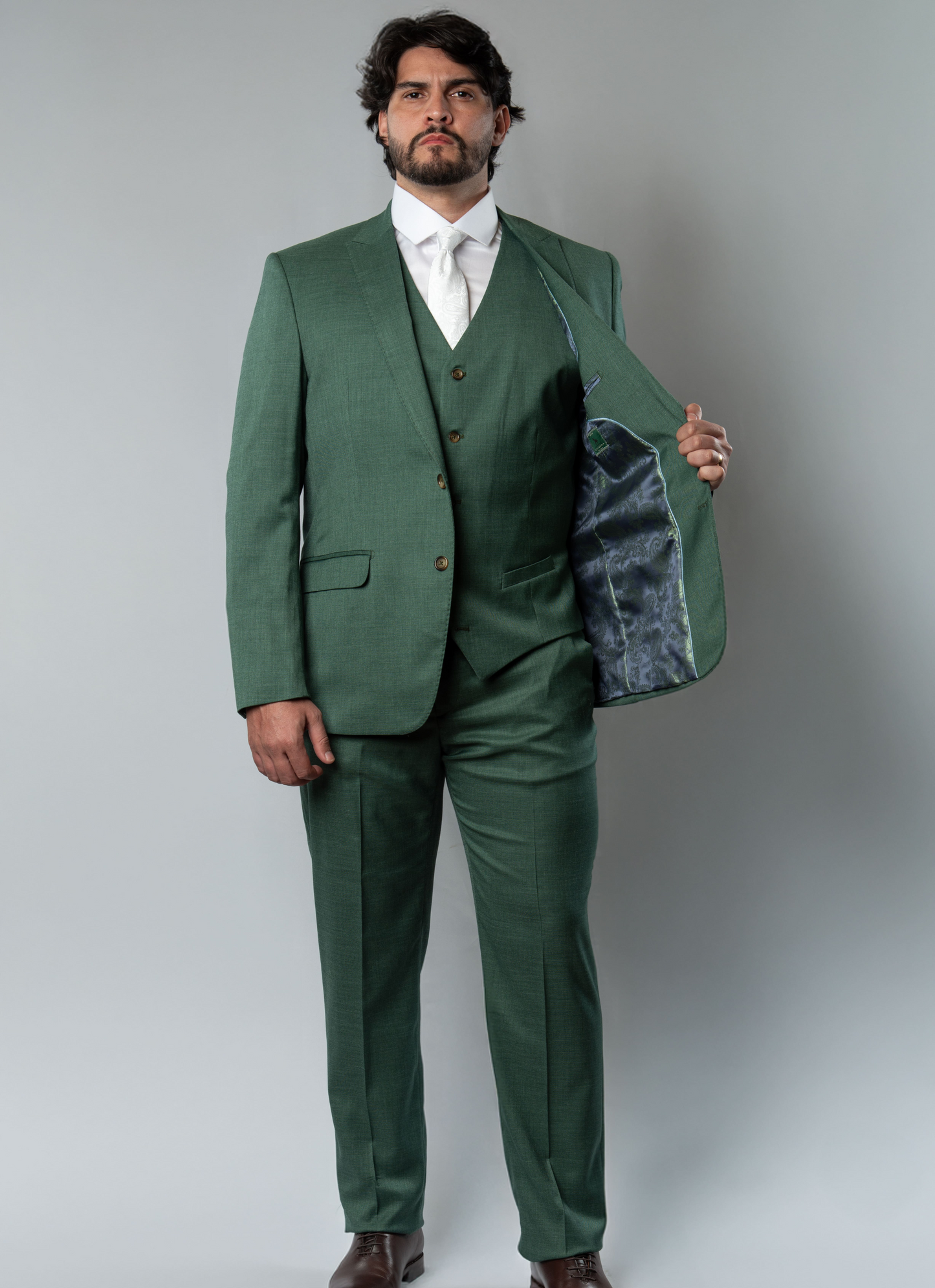 Terno Poliviscose Lapela de bico