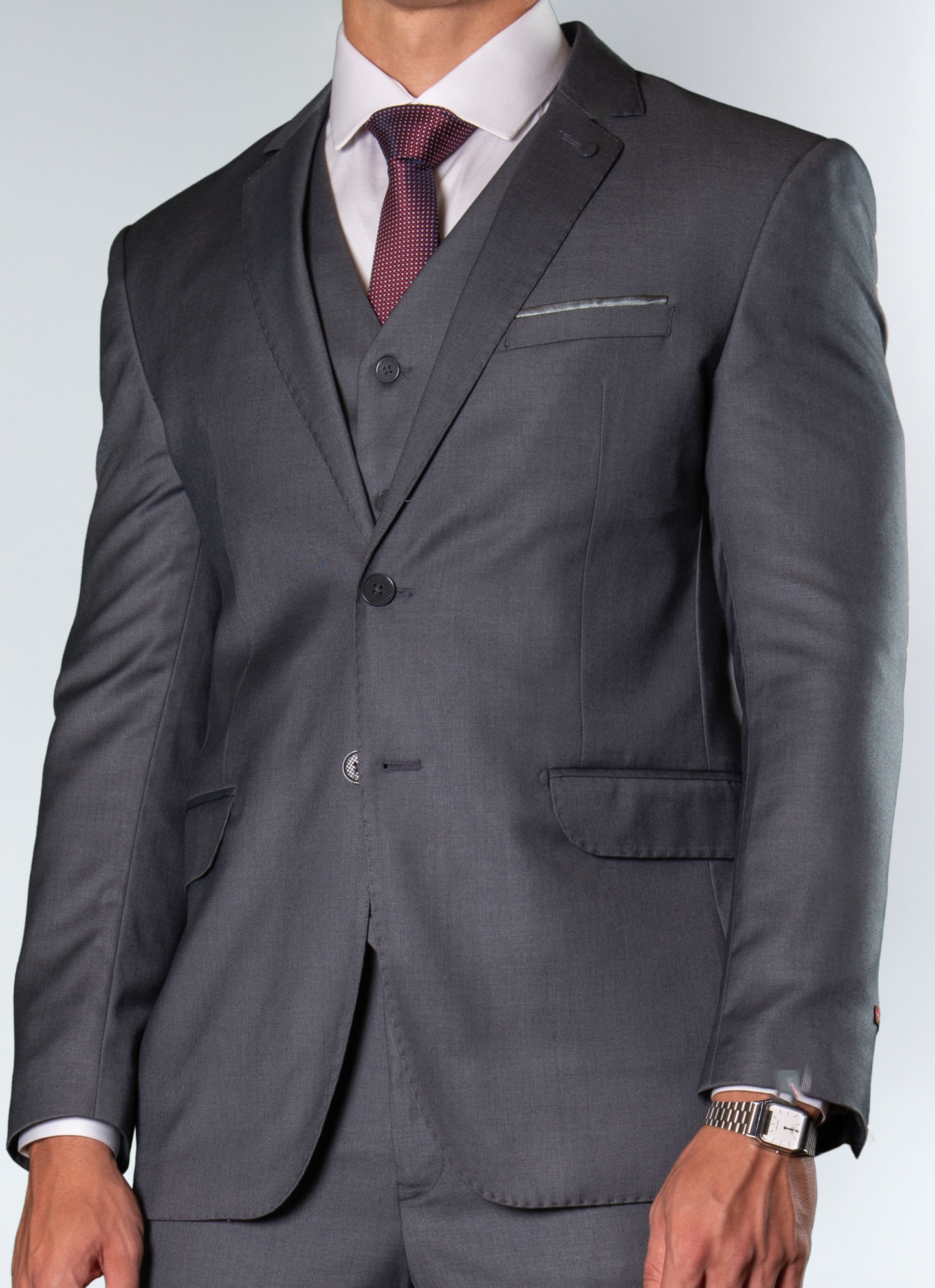 Terno Poliviscose Lapela Entalhada