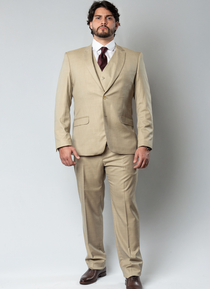 Terno Poliviscose Lapela Entalhada