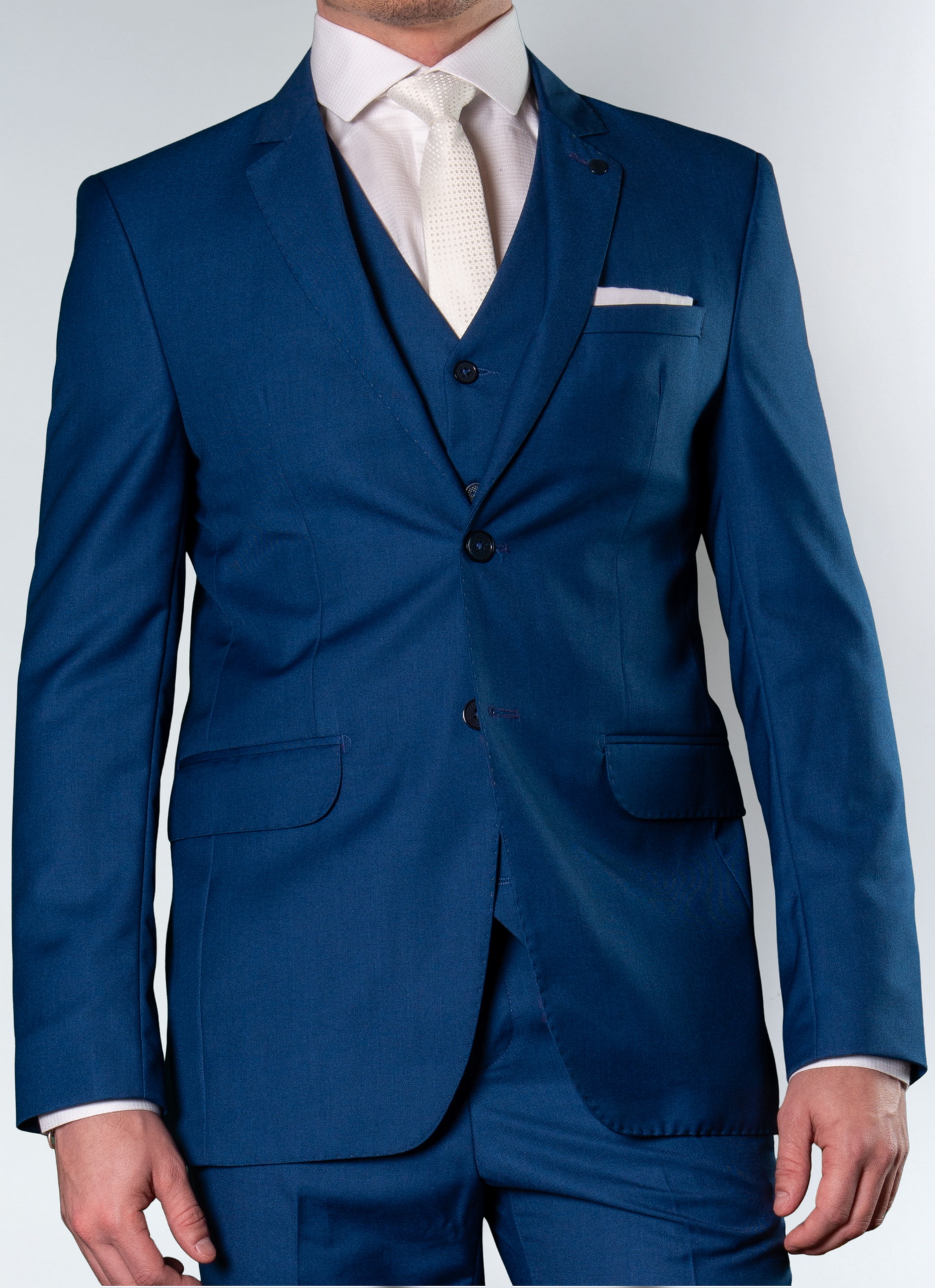 Terno Poliviscose Lapela Entalhada